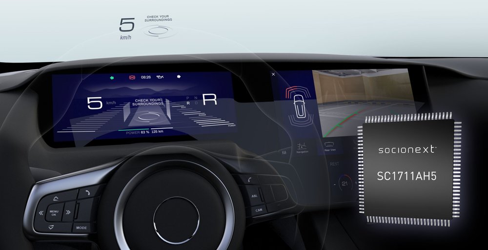 Socionext Starts Shipping of Display Controller Optimized for In-Vehicle Head-Up Displays